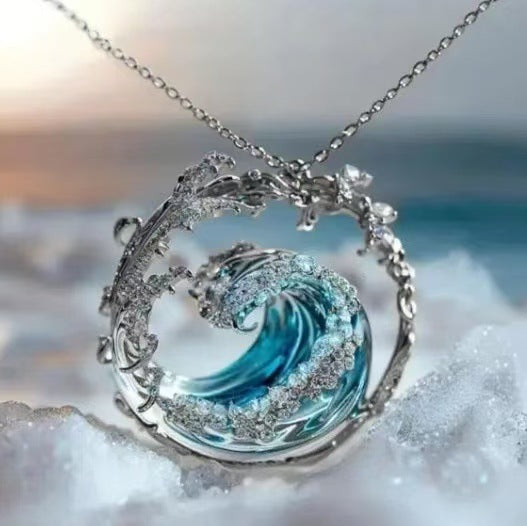 Chase the Ocean Waves, Shine with Romance – Ocean-Inspired Jewelry Set, Awaken Your Sea Dreams