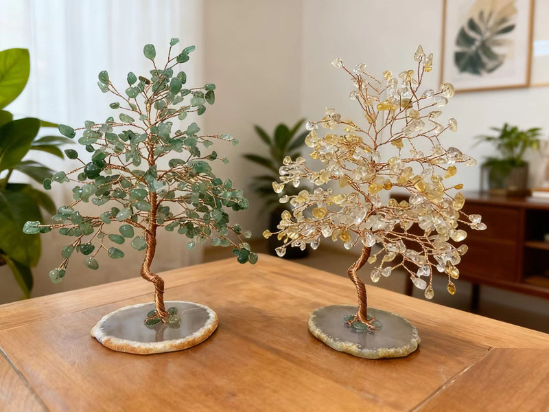 Crystal Money Tree   Room Decoration Bookshelf Crystal Tree Decoration