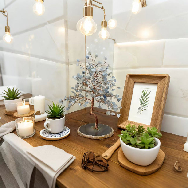 Crystal Money Tree   Room Decoration Bookshelf Crystal Tree Decoration