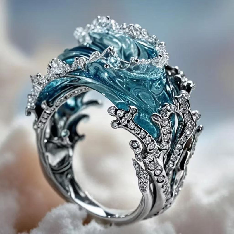 Chase the Ocean Waves, Shine with Romance – Ocean-Inspired Jewelry Set, Awaken Your Sea Dreams